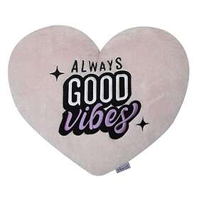 BRA Mr.Wonderful Teddy hjärtkudde, Alltid Vibes 0,4 x 44 x 37