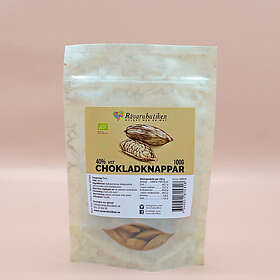 Råvarubutiken Chokladknappar Pangoa Vit 40% RB EKO 100g