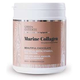 Goddess Green Marine Collagen Beautiful Chocolate incl. B-complex, vitamin C og 