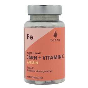 Zoeco Järn Vitamin C Tugg 90 tuggtabletter