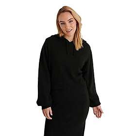 NA-KD Dam basic huvtröja tröja, Schwarz, 3XL