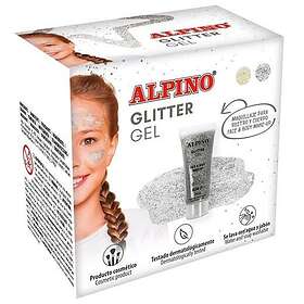 Glitter Barnsmink Alpino Gel Silvrig