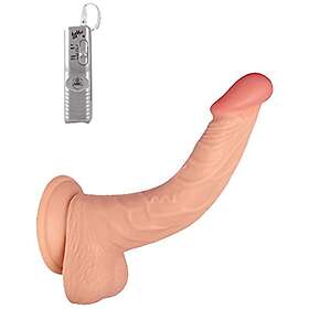 NMC böjd passion böjd vibrerande dildo med stark sugkopp med fjärrkontroll