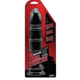 NMC 25 cm svart 111677 anal ammunition enorm analplugg