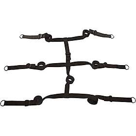 Sportsheets Edge Extreme säng bondage bälte, svart, 1 styck