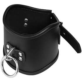 Strict Leather Locking Posture Collar Halsband Svart M