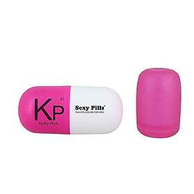 Love To Love Sexy Pills – kinky rosa, mini masturbator för män, töjbar och passar alla storlekar, 3 komplexa och innovativa stimuleringsstru