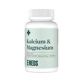 Meds by Kalcium & Magnesium 380mg & 275mg 100 kapslar