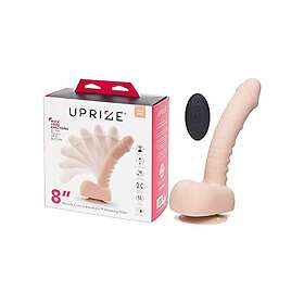 Uprize Lovehoney fjärrkontroll Rising 20 cm vibrerande realistisk dildo rosa köt