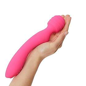 Love To Love Twist – 2-i-1 trollstav och vibrator för klitoris och vaginal stimulering – 2 kraftfulla motorer – rosa