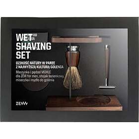 Zew _SET Wet Shaving razor shaving brush bowl shaving soap 85ml