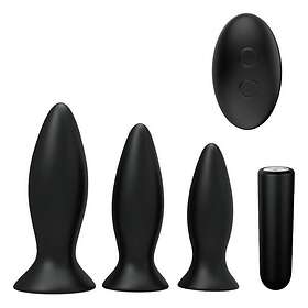 Pleasures Blackdoor No. 11 Duo Plugs S Svart (3 pcs)