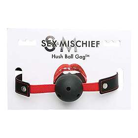 Sex & Mischief Sportsheets – Sex and – Hush ballknebel, svart, 1 st.