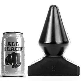 All Black Buttplug 18 cm