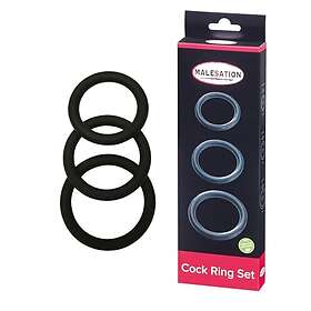 Malesation Penisring set, 3 stycken