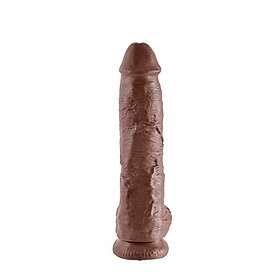 King Cock penis med bollar brun 25 cm