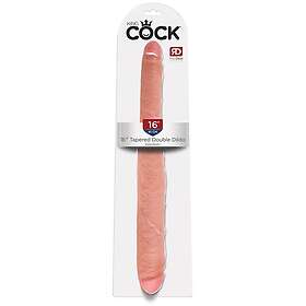 King Cock Tapered Double Dildo (Välj:: Brun)