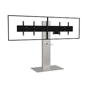 Axeos XENON Displaystativ med dubbla skärmar (DB) for 2x 52 till 65-tums
