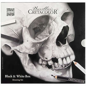 Cretacolor Black & White Box tecknarset 25 delar