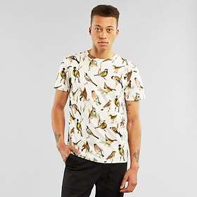 Dedicated T-shirt Stockholm Autumn Birds Off-white Herr