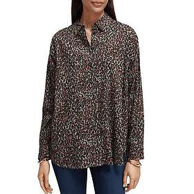 Scotch & Soda Oversized shirt with print Dam