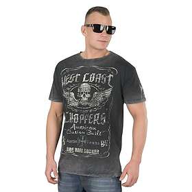 West Coast Choppers Ride Hard Sucker Vintage Short Sleeve T-shirt (Herr)