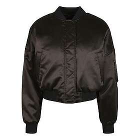 Urban Classics Kort bomber Jacket i satin (Dam)