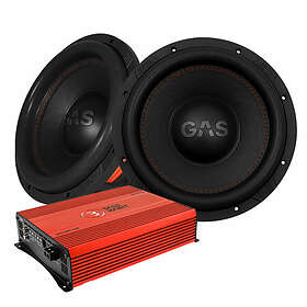 GAS Audio Power 2-pack MAX S1-12D2 & SPL ELITE 5100,1DF, baspaket