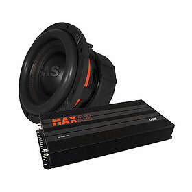 GAS Audio Power MAX S1-10D2 & A2-1500.1D, baspaket