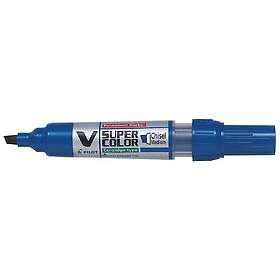 Pilot Merkepenn V Super Color sned blå 10st
