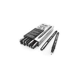 Pentel Fineliner POINTLINER 0,5 svart 12st