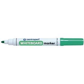 Centropen Whiteboardpenna rund grön 10st