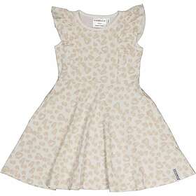 Geggamoja Snurrklänning Bambu Leo Beige 134/140