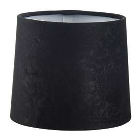 Oriva Lampskärm Sammet Paisley 16cm Svart