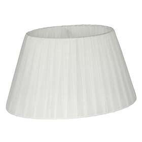 Oriva Lampskärm Oval Organza 28cm Vit