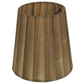 Oriva Lampskärm Rund Organza 14,5cm Nougat