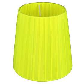 Oriva Lampskärm Rund Organza 14cm Neongul