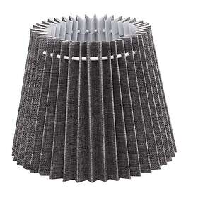 Oriva Lampskärm Veckad 16cm Grå