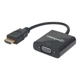 Manhattan 151467 videokabel adapter 0.3 m HDMI Type A (Standard) VGA (D-Sub) Sor