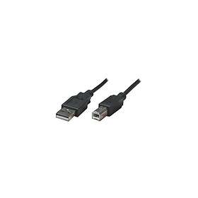 Manhattan 333382 USB-kabel 3 m USB 2,0 USB A USB B Sort