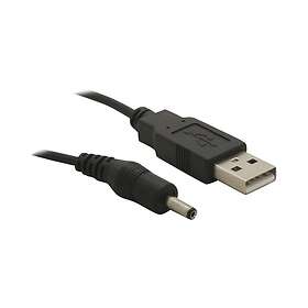 DeLock USB-/strömkabel DC-jack 3,5 x 1,35 mm till USB 1,5 m