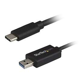 StarTech .com USB C to USB Data Transfer Cable for Mac and Windows, USB 3.0 2m (
