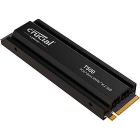 Crucial T500 2To M.2 NVMe PCIe Gen 4 Med Värmespridare