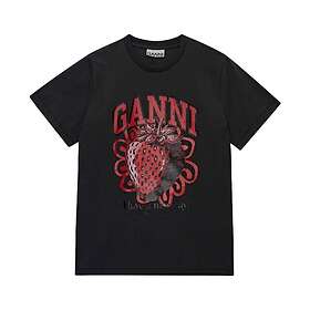 Ganni Basic Jersey Strawberry Dam
