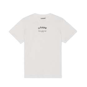 Ganni Jersey Relaxed O-neck Dam