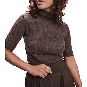 Davida Turtleneck Rib T-Shirt Dam