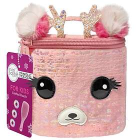 Invisibobble Pink Reindeer Pouch Set