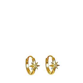 Syster P North Star Hoop Earrrings Gold Örhängen