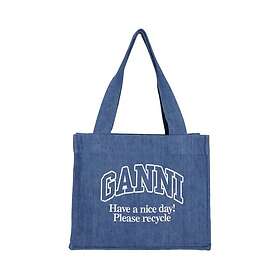 Ganni Large Easy Denim Shopper