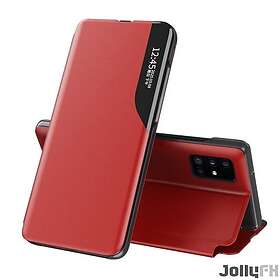 JollyFX Eco Läderfodral elegant fodral av bookcase med kickstand för Samsung Galaxy A71